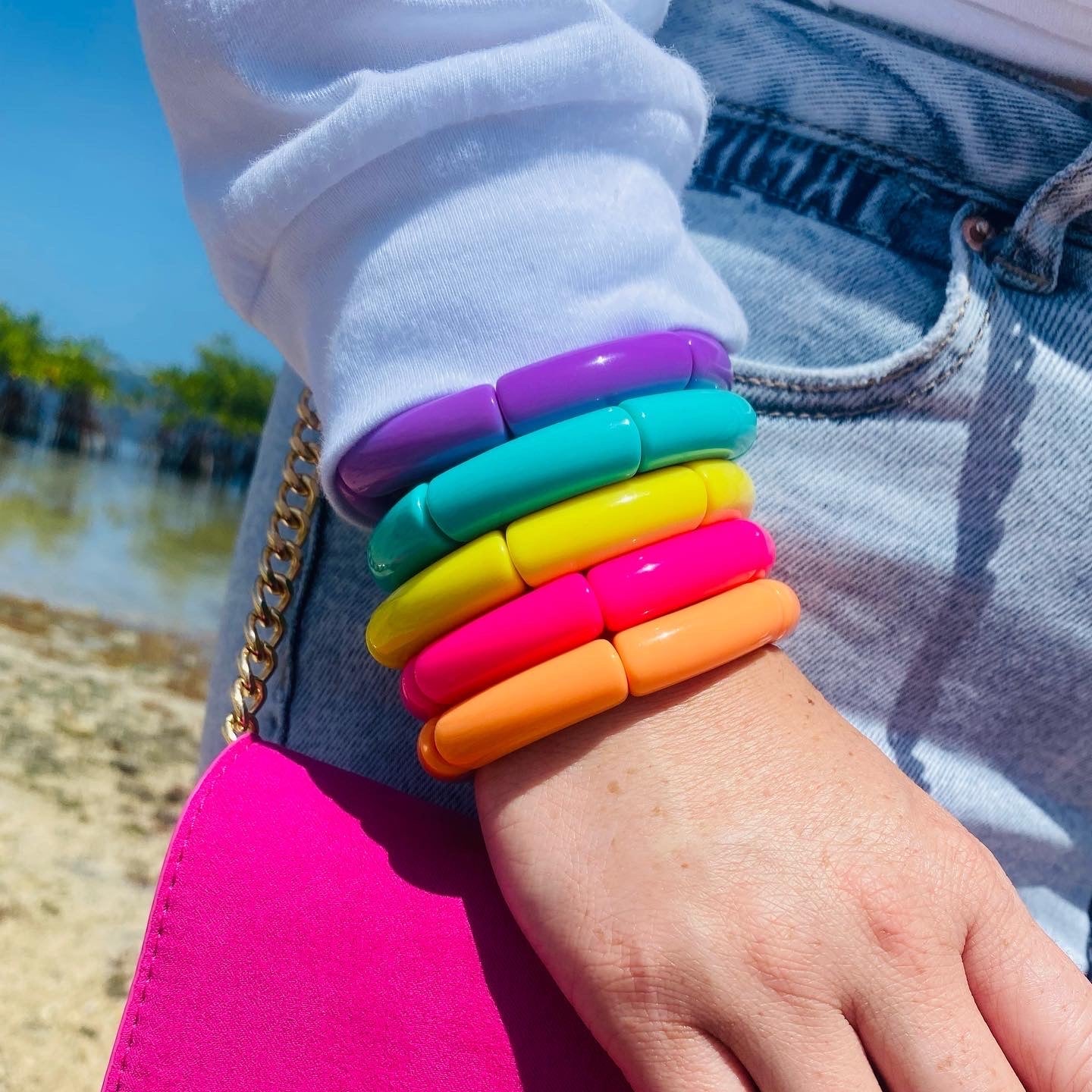 Neon bangle