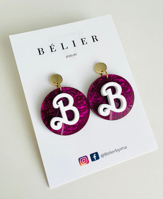 B~Barbie earrings